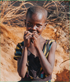 Afrika'da çocuk, yardım çalışması fotoğrafı